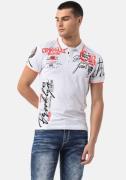 Cipo & Baxx Poloshirt met markante print