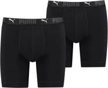 PUMA Boxershort PUMA MEN SPORT COTTON LONG BOXERS 2P (2 stuks, Set van...