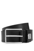 Boss Leren riem Elio_Sz35 met merklabel van boss