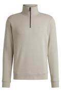 Boss Orange Sweatshirt Zetrust met een ritssluiting bij de kraag (1-de...
