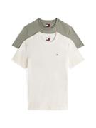 TOMMY JEANS Shirt met ronde hals TJM XSLIM 2PACK JERSEY TEE EXT (Set v...