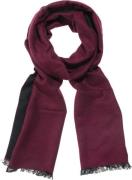 MONTI Gebreide sjaal aangenaam zacht, dubbelzijdig, korte franjes