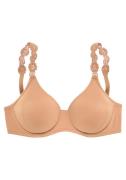 Lascana T-shirt-bh met 3 bandjes (verwisselbare bandjes) en borduursel