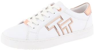 Tom Tailor Plateausneakers Contrastafwerking in metalliclook, vrijetij...
