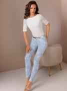 CREATION L PREMIUM Shirt met korte mouwen Lyocell-katoenen shirt (1-de...