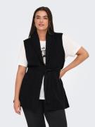ONLY CARMAKOMA Mouwloos vest CARKATIA SL RIB WRAP VEST KNT
