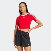 adidas Originals T-shirt 3 S BABY TEE Cropped drie-strepen shirt