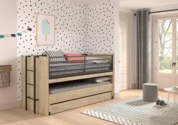 Home affaire Stapelbed Praktisch stapelbed met veel functionaliteit, 2...