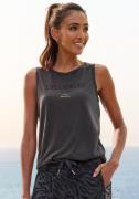 Venice Beach Tanktop met logoprint, sporttop, sportief chic