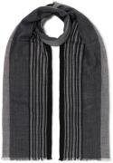 Cinque Gebreide sjaal Arthur uit zacht materiaal met lengtestrepen, ge...