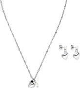 Purelei Oorring- en kettingenset Sieraden cadeau roestvrijstalen Mahin...