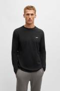 BOSS GREEN Shirt met lange mouwen Tee Long met een ronde hals
