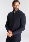 Man's World Schipperstrui Tot maat 5 XL met een ritssluiting bij de kr...
