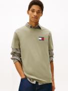 TOMMY JEANS T-shirt TJM SLIM ESSENTIAL FLAG TEE EXT