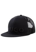 HUGO Truckerpet Jago Trucker met mesh-inzet, logo-stitching