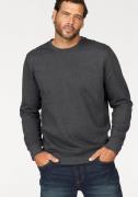 Man's World Sweatshirt Lange mouwen, basic-stijl, effen, ronde hals