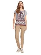 RICK CARDONA by Heine Shirt met ronde hals Gedessineerd shirt (1-delig...