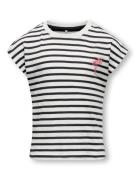 KIDS ONLY Shirt met ronde hals KOGTRINE BATSLEEVE STRUCTURE TOP JRS
