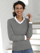 Casual Looks Trui met V-hals Trui