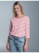 Trigema Longsleeve TRIGEMA Driekwartarm shirt met streepjespatroon (1-...