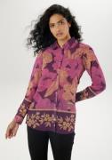 Aniston SELECTED Overhemdblouse met opgedrukte randen, transparant