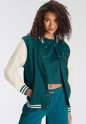 LSCN by LASCANA Sweatvest in college stijl, loungeanzug