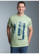 Trigema T-shirt TRIGEMA T-shirt met modieus printmotief (1-delig)