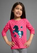 KIDSWORLD Shirt met lange mouwen Voor kleine meisjes Lange mouwen, bas...