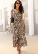 Lascana Maxi-jurk met paisleydruk, zachte viscose-stof
