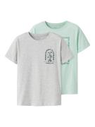 Name It Shirt met korte mouwen NKMVUX 2P SS TOP (set, 2-delig)