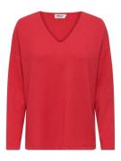 Only Gebreide trui ONLAMALIO LIFE LS V-NECK KNT