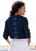 Elbsand Longsleeve TINNA met logoprint op de rug, shirt met lange mouw...