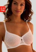 Nuance Minimizer-bh met beugel van mooie allover jacquardkant in trend...