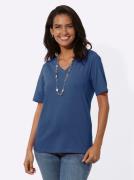 Casual Looks Shirt met V-hals Shirt met korte mouwen (1-delig)