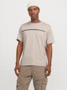 Jack & Jones T-shirt JCOFUSION FULL BRANDING TEE SS CREW NOOS