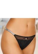 Lascana String met elegante strassbanden, sexy lingerie, spannend onde...