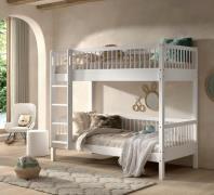 Home affaire Stapelbed Massief beukenhout wit, gemaakt in Europa, duur...