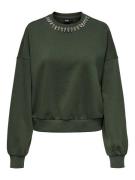 Only Sweatshirt ONLKIARA L/S O-NECK EMBELLISHMENT SWT