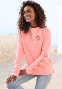 Elbsand Sweatshirt Andra met logoprint