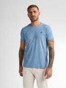 Petrol Industries Shirt met ronde hals met geborduurd logo