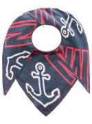 Zwillingsherz Modieus sjaaltje "Anker Moin" met anker en noordelijke g...