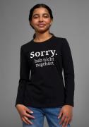 KIDSWORLD Shirt met lange mouwen Sorry. hab nicht zugehört Lange mouwe...