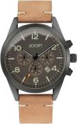 Joop! Chronograaf Horloge, quartz, herenhorloge, stopwatchfunctie, ler...