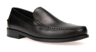 Geox Instappers U NEW DAMON A Business schoen, loafer met blokhak
