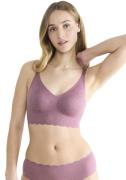 Sloggi Bralette ZERO Feel Bliss Naadloos, V-hals, stretch-kant (set, 1...