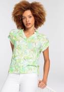 Boysen's Overhemdblouse met elastische tailleband in ballon-look - nie...