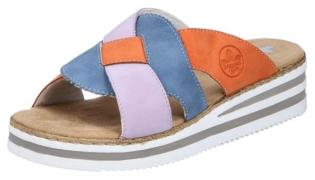Rieker Slippers Zomerschoen, strandschoen, huisschoen met twee kleurig...