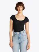 TOMMY JEANS T-shirt TJW SLIM SH POINTELLE SS TEE EXT