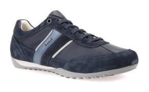 Geox Sneakers U WELLS C Casual schoen, veterschoen met logo-decoratie
