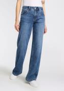 Herrlicher 5-pocket jeans Edna Denim Light met uitlopende pijpen